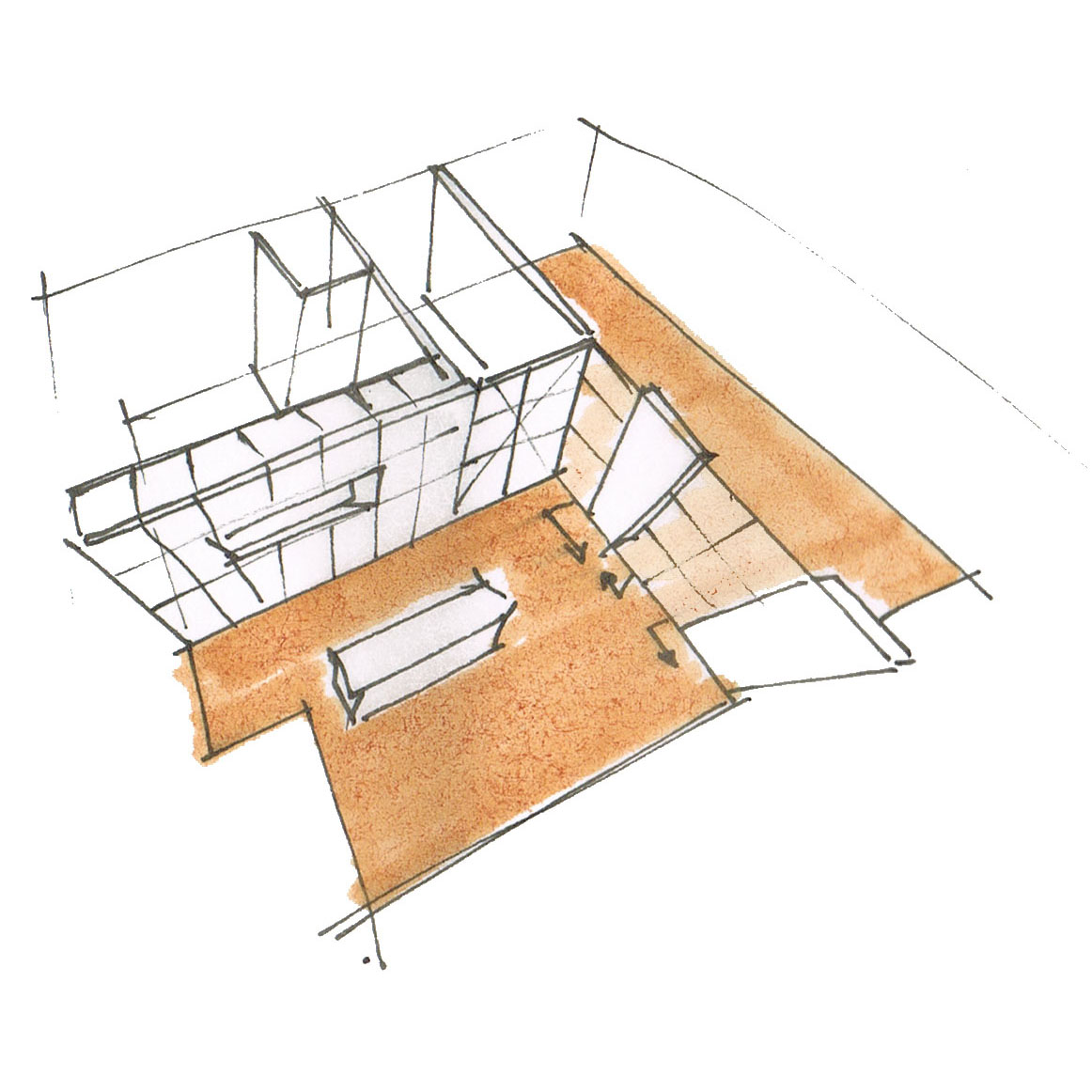 Ontwerp voor een nieuwe indeling van een bijzondere jaren ‘30 woning.