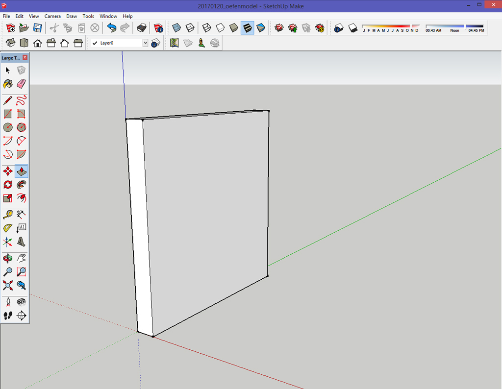 studio stoel_architect_interieurarchitect_kampen_zwolle_sketchUp_beginnen met tekenen