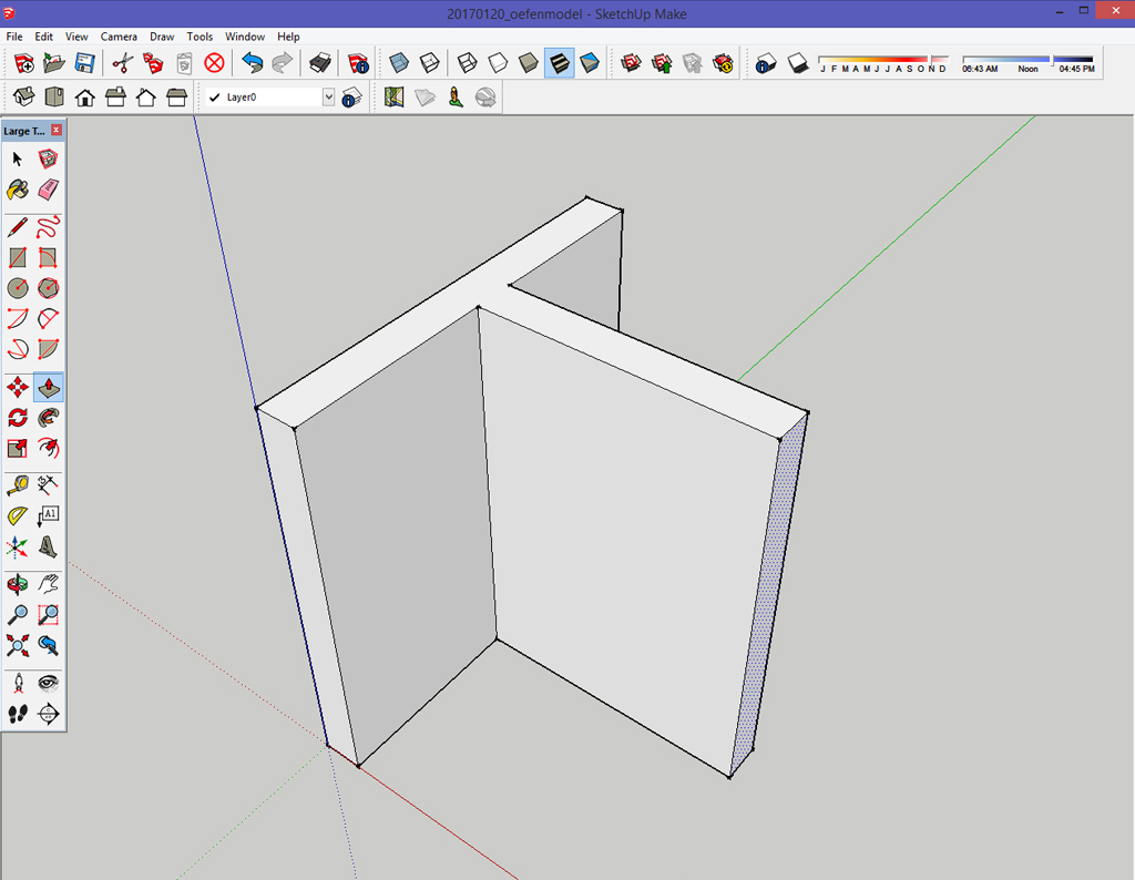 studio stoel_architect_interieurarchitect_kampen_zwolle_sketchUp_beginnen met tekenen