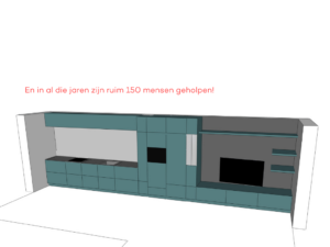 stoel aan tafel schetsessie